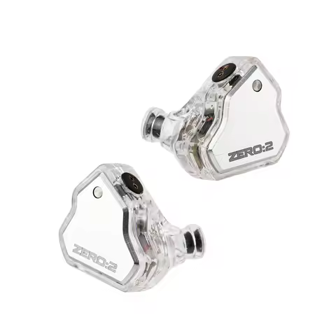 7Hz x Crinacle Zero II Updated 10mm Dynamic Driver IEM Hifi Earphones Gaming Earbuds with OFC Cable&