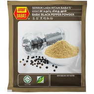 Organic BLACK PEPPER Powder by BABAs Malaysia, Serbuk LADA HITAM BABAs, HALAL Certified