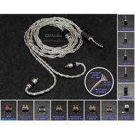 7N OCC Litz 24AWG 1.2mm silver-plated copper headphone wire CNY 4 - Connetor IM50/70 A2DC IE80/80s I