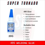 WG-495 495 Welding Glue Super Metal Welding Glue Super Glue Gum Welding Gum Rubber Plastic Wood Alum