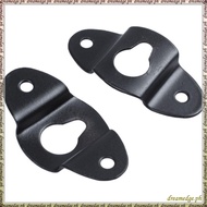 [S D K G] 10PCS Audio Speaker Wall Mounted Iron Hanger Plate Black 4.8cm Long