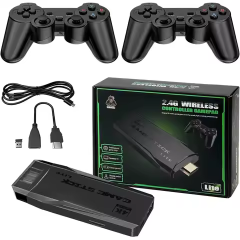 M8 Retro Video Game Console – 20,000+ Classic Games, HD TV 4K Output, 2.4G Wireless Controller, Plug