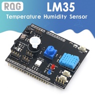 DHT11 LM35 Temperature Humidity Sensor Multifunction Expansion Board Adapter For Arduino UNO R3 RGB