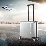 Samsonite新秀麗TQ9超輕18吋登機銀色黑色行李箱