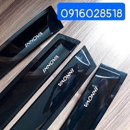 Bộ 4 Vè mưa innova 2008 2009 hàng Thái Lan xịn nhựa đen loại dày bóng đẹp ve mua o to inova