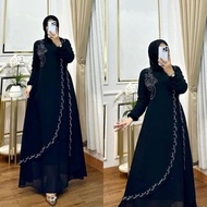 ELVIRA DRESS, THE LATEST LUXURY GAMIS, CERUTY BABYDOLL MATERIAL, SWAROSKY SEQUIN APPLICATION