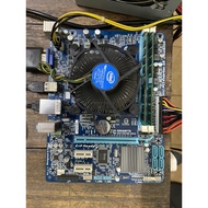 pc komputer motherboard bundle combo set (mobo + cpu +ram+heatsink) giga/asus h61+I5gen2+8gb ram