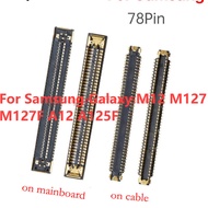 1-10Pcs Charging Plug Port USB Charger FPC Connector On Motherboard For Samsung Galaxy M12 M127 M127