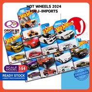 Hot Wheels 1:64 HW J-imports 2024 Nissan Skyline/ Honda Civic Si/ EG/ Mazda RX-7/ Mistubishi Pajero