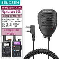 Handheld Speaker Mic Microphone For Baofeng 888S UV-5R UV5RM UV82 8D 5RE 5RA Speaker Mic Headset Two