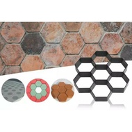 Cetakan Konblok Paving Blok Semen Taman Hexagonal Hexagon