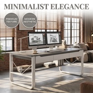 Solid Wood Study Desk with Drawers 120x60cm Computer Table Office Workstation Free Shipping WFH Furn