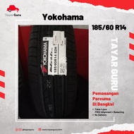 Yokohama ES32 185/60R14 Tayar Baru (Installation) 185 60 14 New Tyre Tire TayarGuru Pasang Kereta Wheel Rim Car