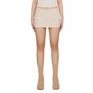 Beuter Women's Short SUEDE SKIRT - BEUTER WMNS SUEDE MINI SKIRT - BEIGE