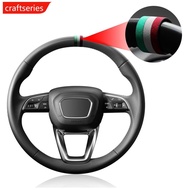 CRAFTSERIES Universal DIY Alcantara Car Body Steering Wheel Racing Grills Grille Strip Trim For BMW 
