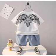 One Set for Boys 1 Year 3 8 5 2 Age 9 12 Years 7 10 Bju After Eid Boys Distro T-shirt Tops Stelann K