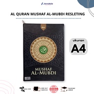 Al-Quran Mushaf Al-Mubdi 2 Colors Large Size A4 Zipper