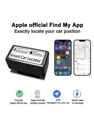 1入迷你汽車obd Gps定位器,適用於apple Find My App,快速安裝追踪車輛智能追踪器防丟失裝置（僅適用於ios）