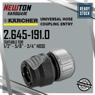 'KARCHER'' PREMIUM UNIVERSAL HOSE CONNECTOR WITH AQUA STOP (FOR 1/2'', 5/8'', 3/4'' HOSE) -2.645-196