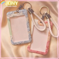 JONY Credit Card Holders, Plastic Business Card Holder, Cartoon ID Card Sleeve Student
