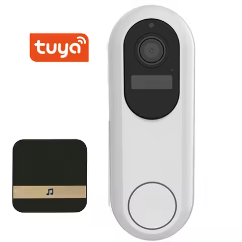 2MP 1080P T31 Tuya Battery Power WIFI IP Doorbell Visual Video Door Phone Long Time Standby Intercom