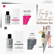 Perfume Wongi 30ml Bombshell 212vvip Black Xs JM English Pear + Free Gift