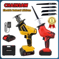 👌 Gergaji mesin listrik Nirkabel Chainsaw gergaji mini Baterai