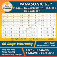 TH-60C430K / TH-60A430K / TH-60AS640K PANASONIC 60" LED TV BACKLIGHT(LAMPU TV) TH60C430K TH60A430 th