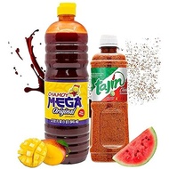 Tajin Cásico Seasoning Lemon Chili Salt Combo & Chamoy Mega Original Fruit Sauce