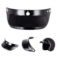 KIN 3 Snap Button Helmet Visor Universal Wind Shield For Open Face MotorcyclesHelmet