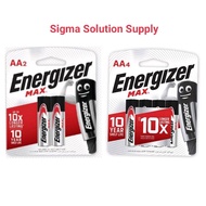 Energizer Battery  AA2(2pcs) & AA4 (4pcs)