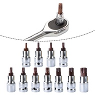 [FNBG] 1pc T20-T70 Torx Head Screwdriver Bit Torx Bit Sockets 1/2inch Sockets Wrenches❀