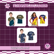Kids T-Shirt Volleyball Jersey Sports Volleyball Art 5 - 7 Custom Full Print Free Name / Nickname
