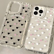 Nine nine case Realme 5 8 10 C25 C21 C30 C31 C33 C53 C55 Colorful heart pattern transparent silicone