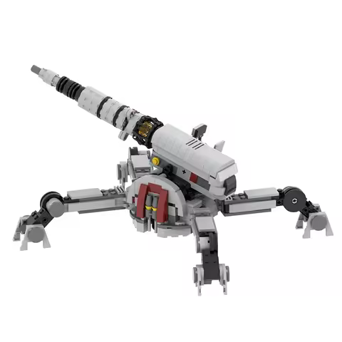 451PCS MOC Anti-Armor Cannon Military Series Wars DIY Educational Toys For Child Building Blocks Mov