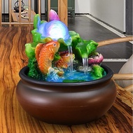 Chinese Style Rockery Feng Shui Wheel Flowing Water Fountain Feng Shui Ball Decoration Home Decoration Office Opening Desktop Decoration