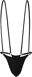 Mens Butler Lingerie Underwear Tuxedo Waiter Server Brief Costume Outfit, Black 05, One Size