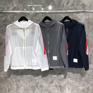 FB7F thombrowne Sunscreen Clothing Summer Sunshade Sunscreen Cardigan Couple Long-Sleeved Bat Skin C