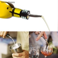 GentleHappy 3x Stainless Steel Liquor Spirit Pourer Free Flow Wine Bottle Pour Spout Stopper .