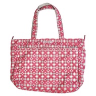 Jujube super be in pink pinwheels diaper bag// blush