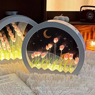 Home Decoration Girls Gifts Tulip Night Light Aesthetic Bedroom Accessories Bedroom Atmosphere Light