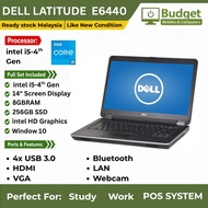 DELL LATITUDE 14 inch Intel i5-8GB-256GB SSD Windows 10 Microsoft Words excell power point