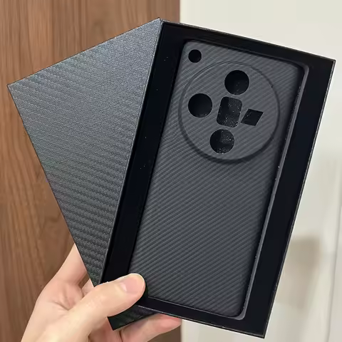600D Real Aramid Carbon Fiber Protective Phone Case Cover On For OPPO Find X7 X8 Pro Ultra 5G Global