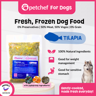 Petchef Dog Food (TILAPIA) -Fresh Cooked| Frozen | Wet Food | Healthy | Makanan Anjing| Makanan Siha