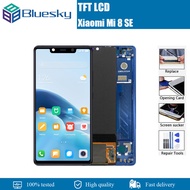 Bluesky ผ่านการทดสอบ5.88นิ้ว MI 8 SE จอแสดงผลสำหรับ Xiaomi Mi 8 SE แผงหน้าจอสัมผัส Lcd ประกอบแก้วดิจ
