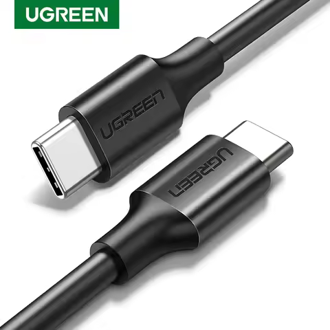 UGREEN USB C to USB C Cable PD60W for iPhone 17 16 15 MacBook iPad Fast Charging Cable 20V 3A Type C