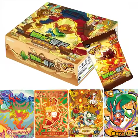 Genuine KAYOU Plants Vs. Zombies Cards Legendary New Era Space-Time Adventure Series 11 Game Anime C