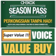 XOX SEASON PASS VOICE 100 MINUTES