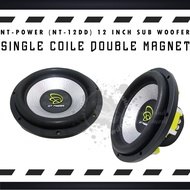NT POWER 12'' COMPETITION SUB-WOOFER (NT-12DD) SINGLE VOICE COIL CAR AUDIO SYSTEM