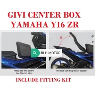 GIVI Y16 Y16ZR CENTER BOX WITH BRACKET 10 LITER / 12 LITER YAMAHA Y16ZR Y16